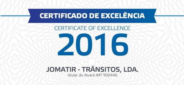 JOMATIR distinguida com o Selo de Excelência da APAT 8 JOMATIR distinguida com o Selo de Excelência da APAT - JOMATIR