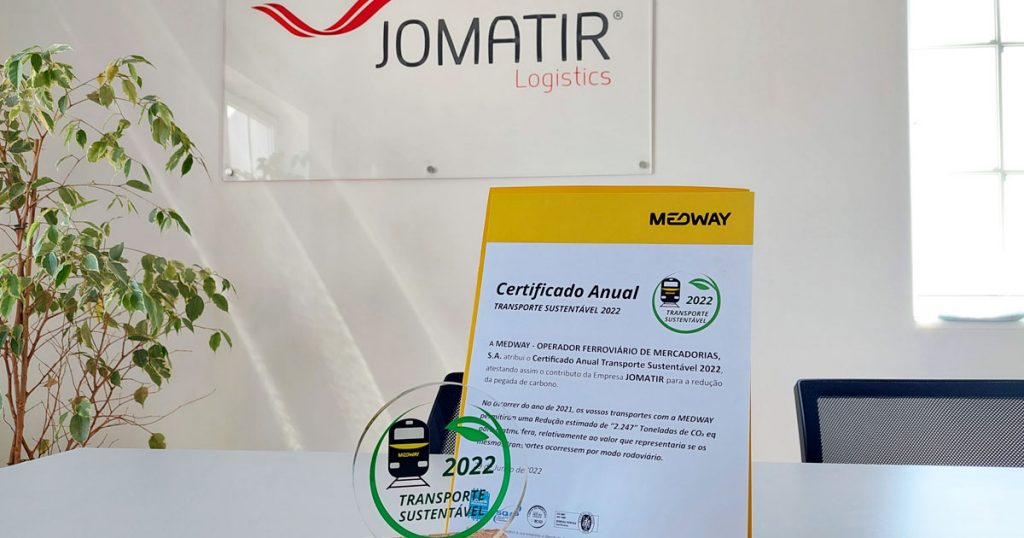 JOMATIR Logistics recebe Prémio Transporte Sustentável 8 JOMATIR Logistics recebe Prémio Transporte Sustentável