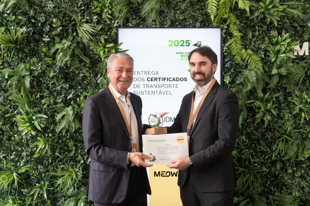 JOMATIR distinguida pelo transporte ambientalmente responsável 4 transporte ambientalmente responsável
