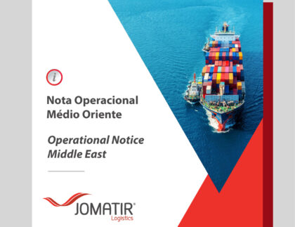 Nota Operacional – Médio Oriente