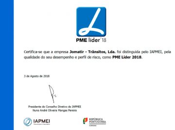 PME Líder 2018 - JOMATIR